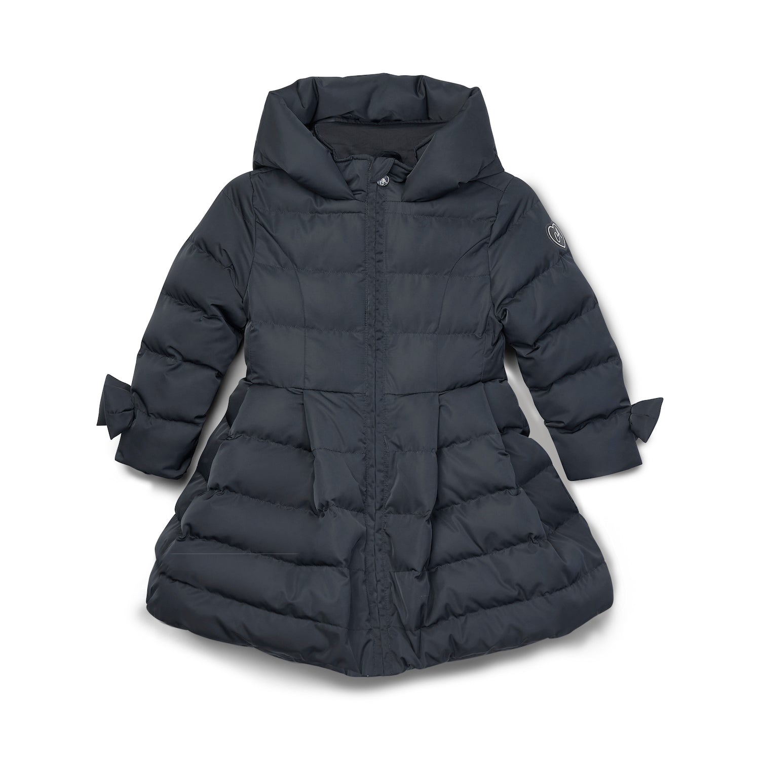 Grey Padded School Coat
