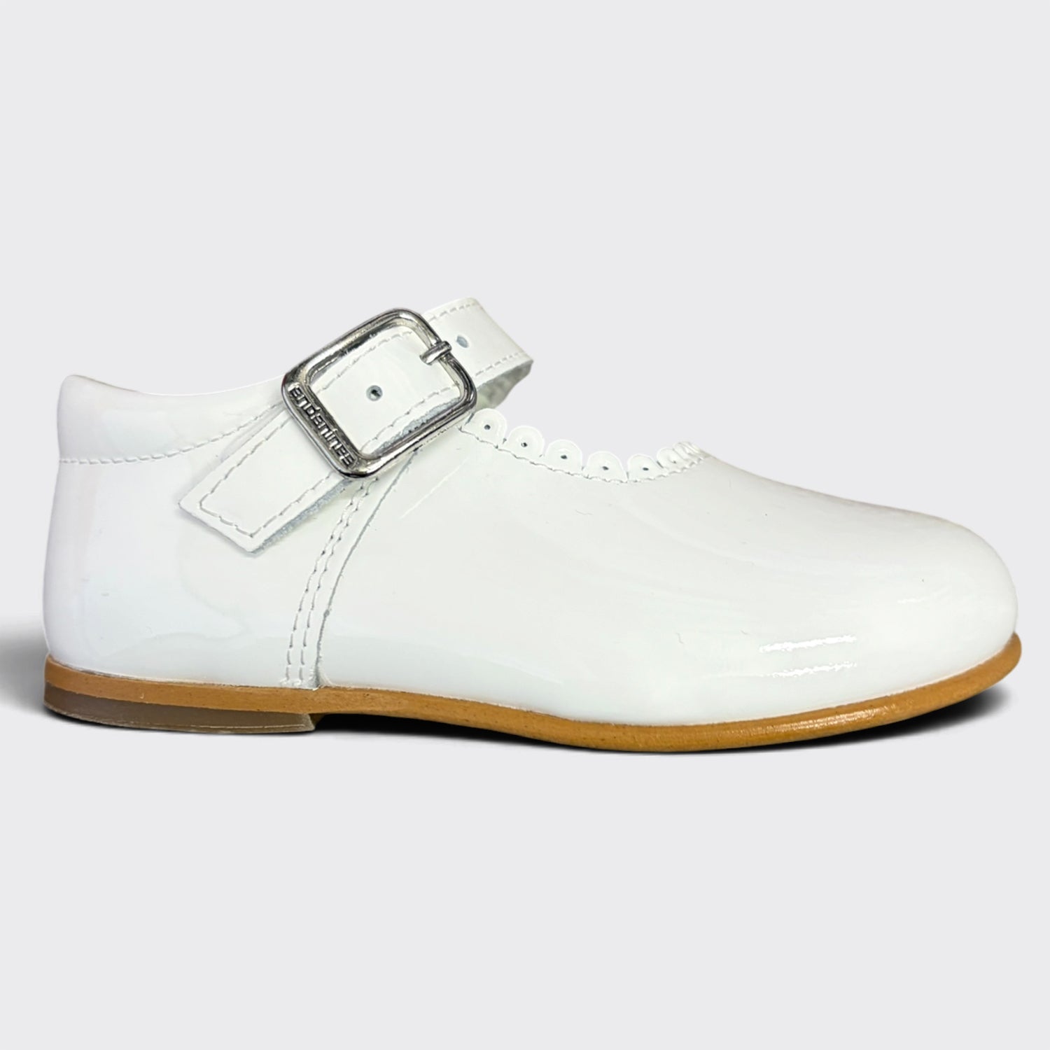 Girls White Patent Mary Jane Shoe