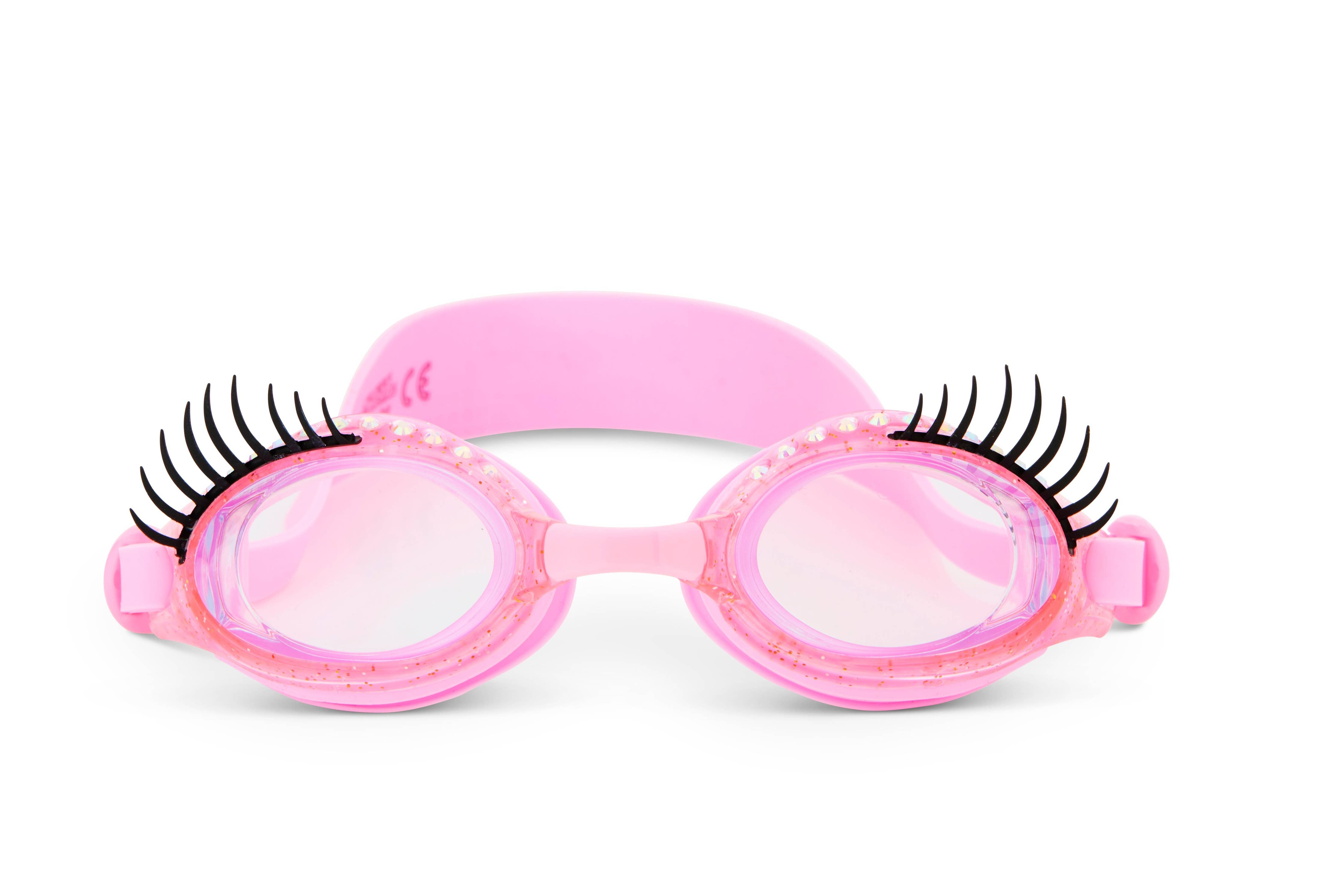 Pink Splash Lash Eyelash Swimming Goggles
