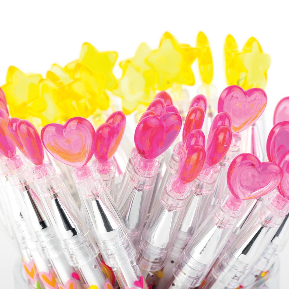 Gel Pens In Drum 2 Designs/36 Pens
