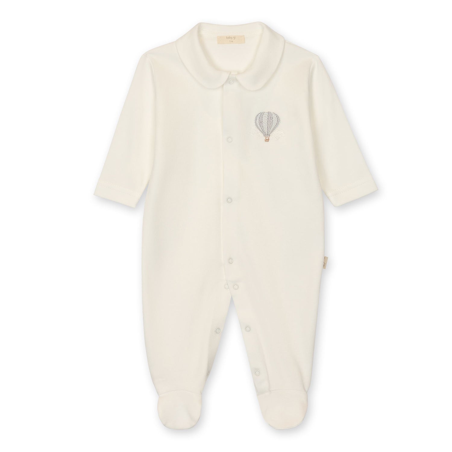 Ivory Air Balloon Babygrow