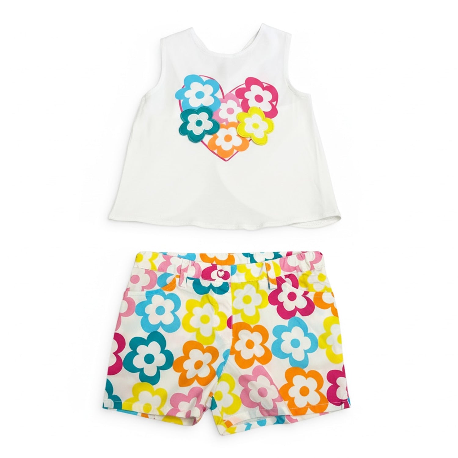 Colourful Flower Short Set