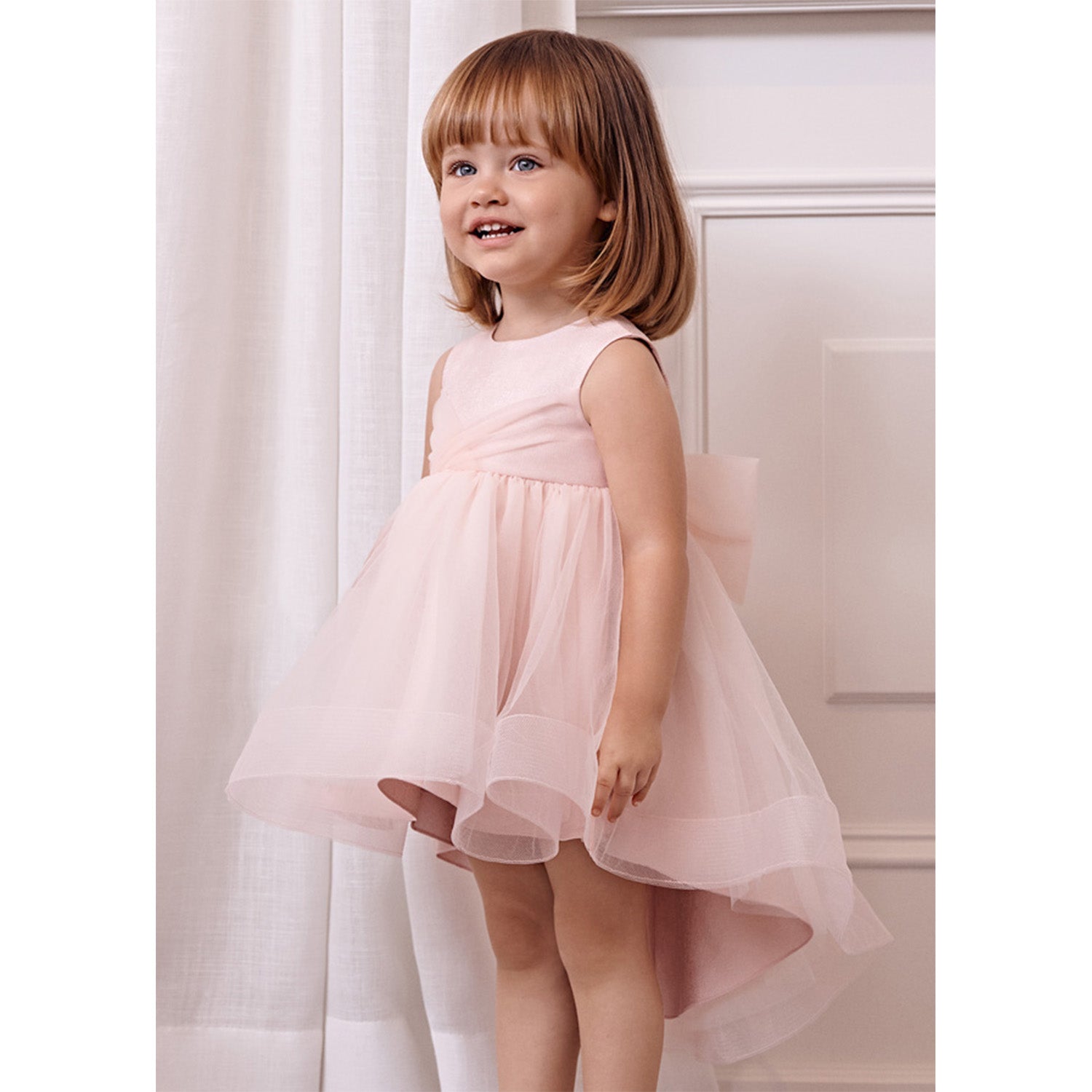 Baby Pink Shimmer Tulle Dress