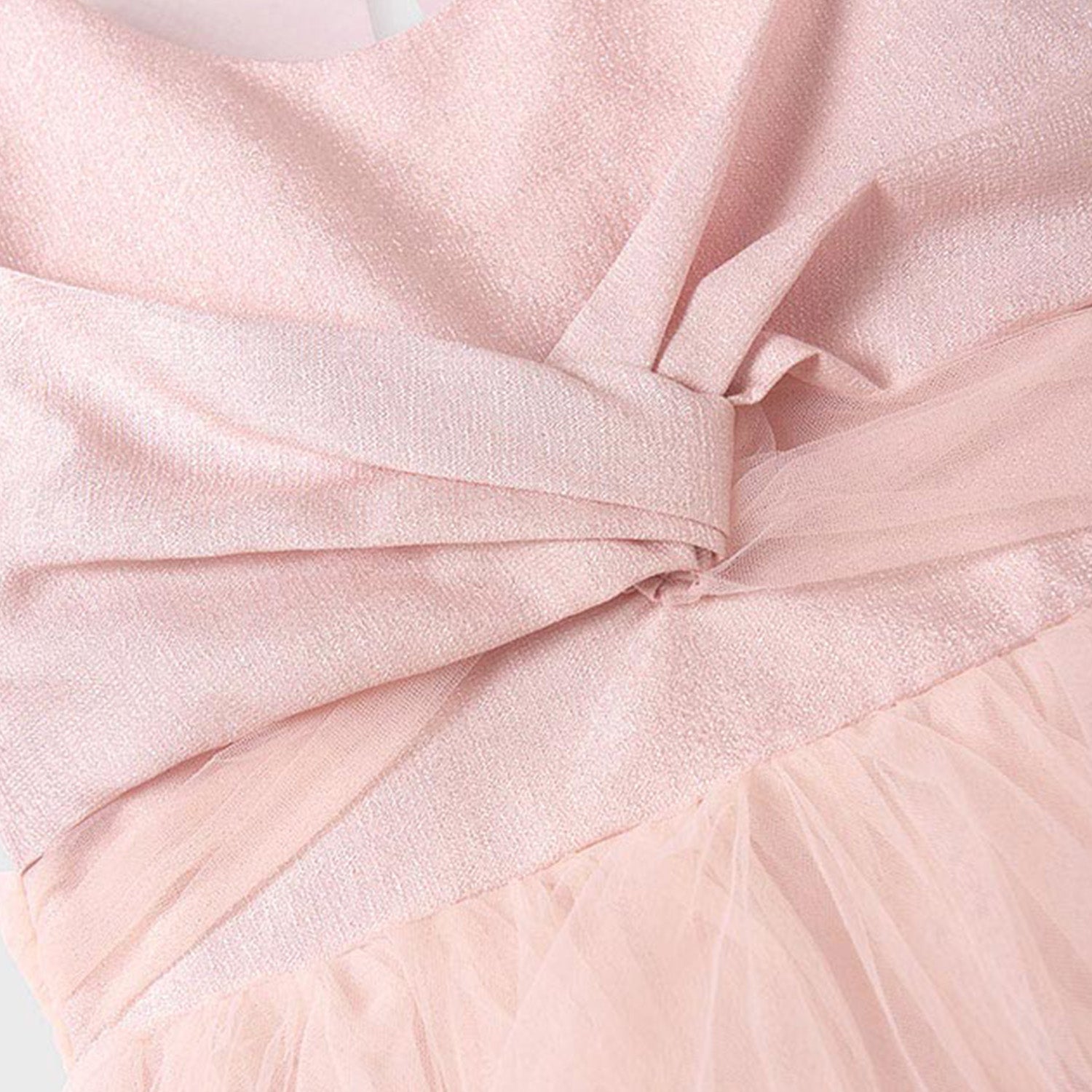 GIrls Pink Shimmer Tulle Dress