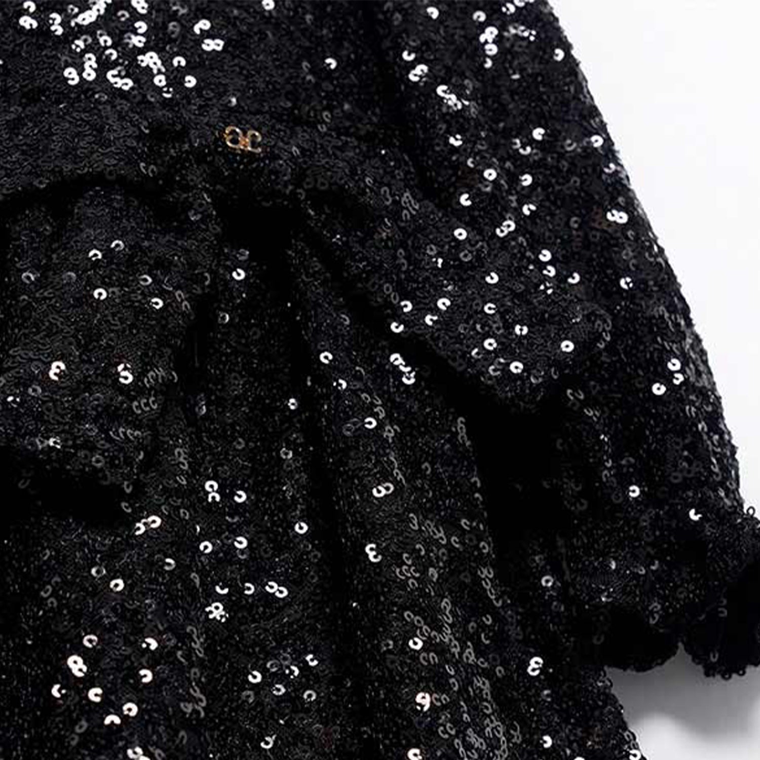 Black Sequin Dress
