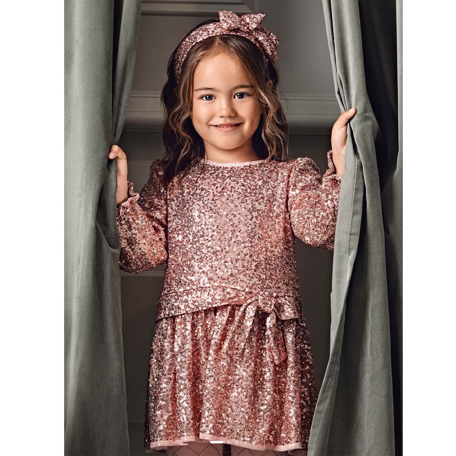 Dusty Pink Sequin Dress