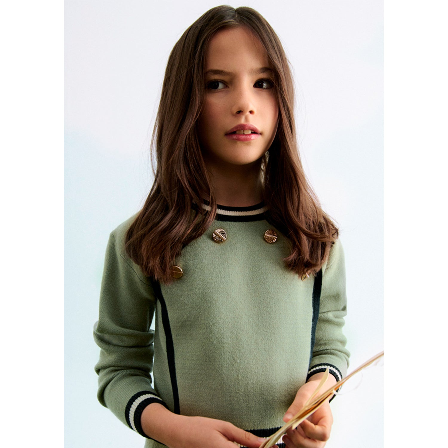 Sage Tricot Skirt Set