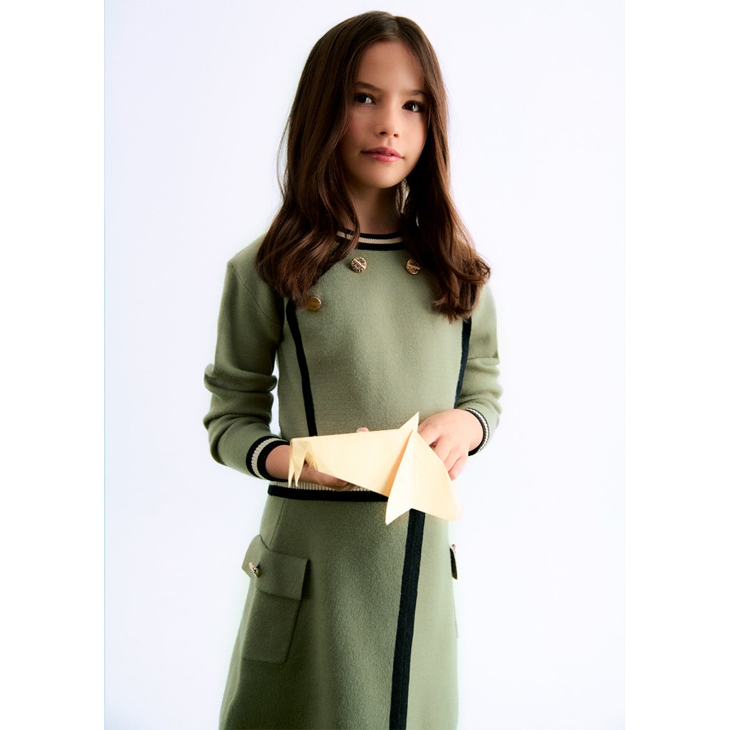 Sage Tricot Skirt Set