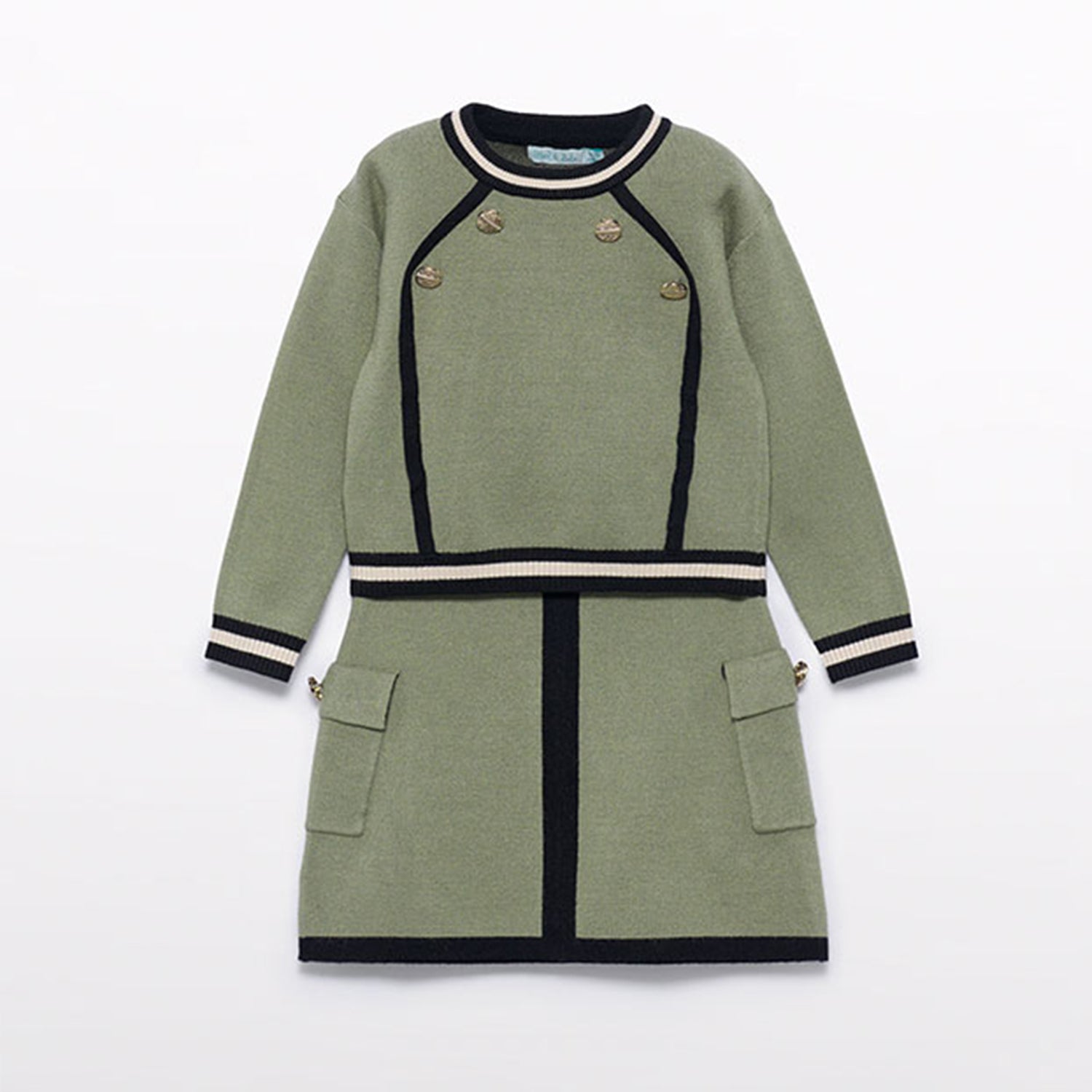 Sage Tricot Skirt Set