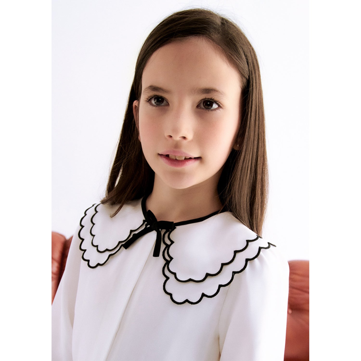 Black Trim Blouse