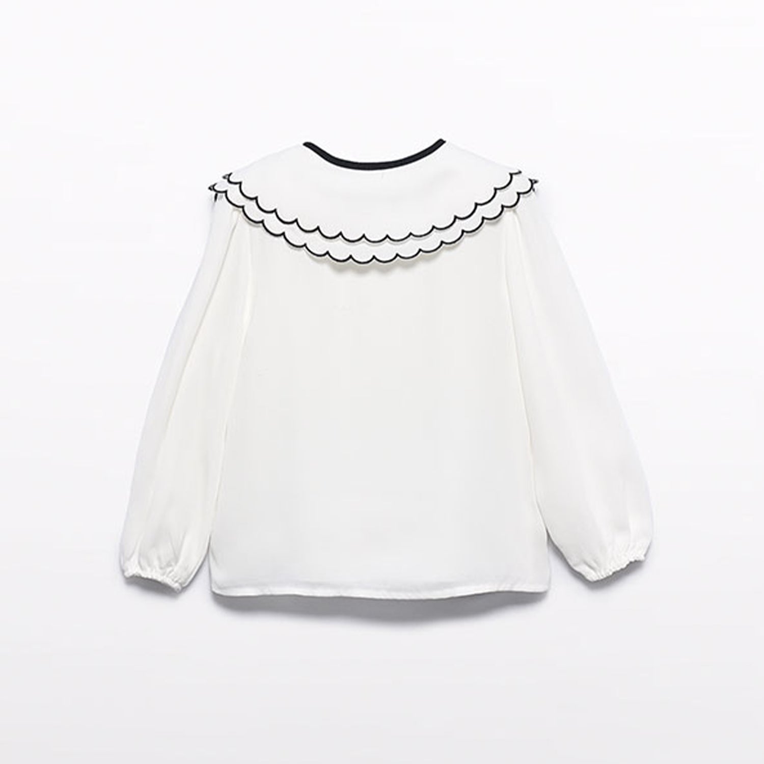 Black Trim Blouse