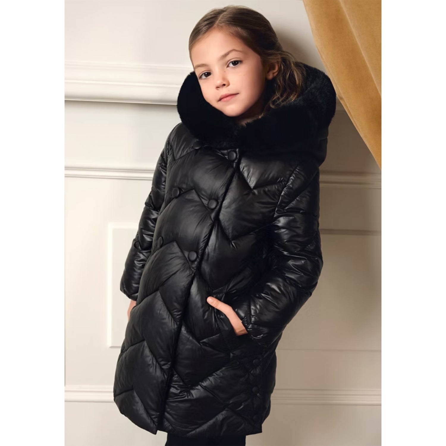 Black Padded Coat