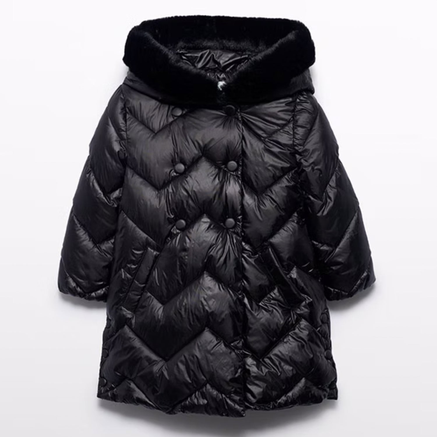 Black Padded Coat