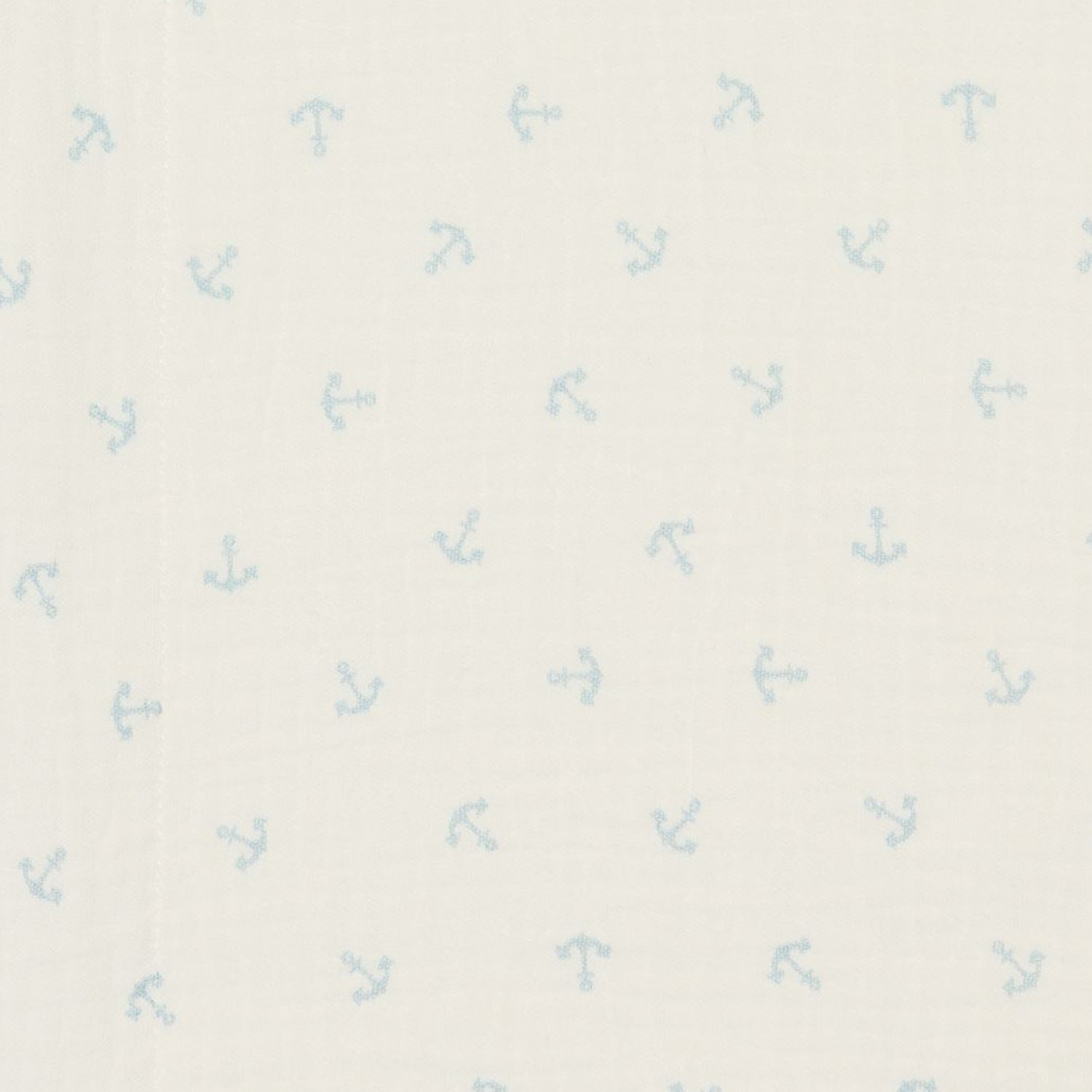 Ivory Anchor Burp Blanket