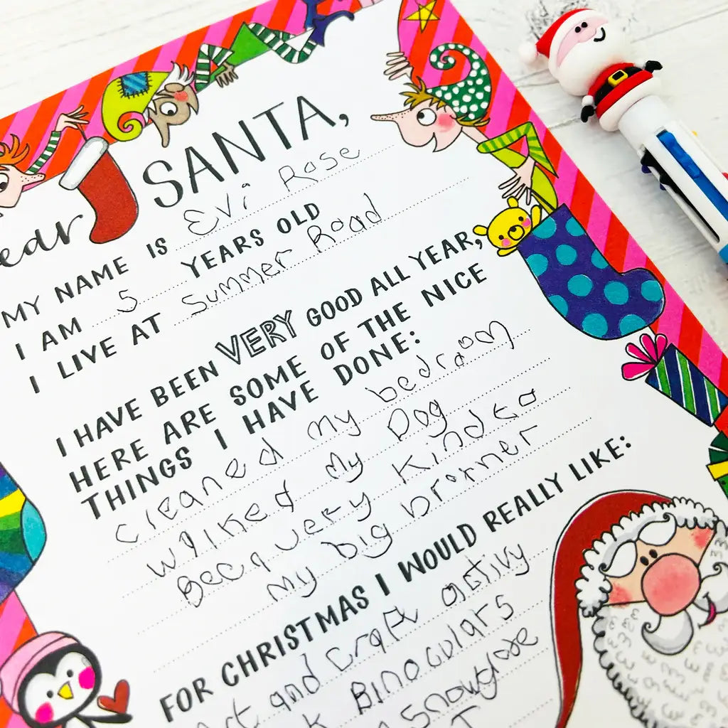 Letter to Santa - Santa and friends