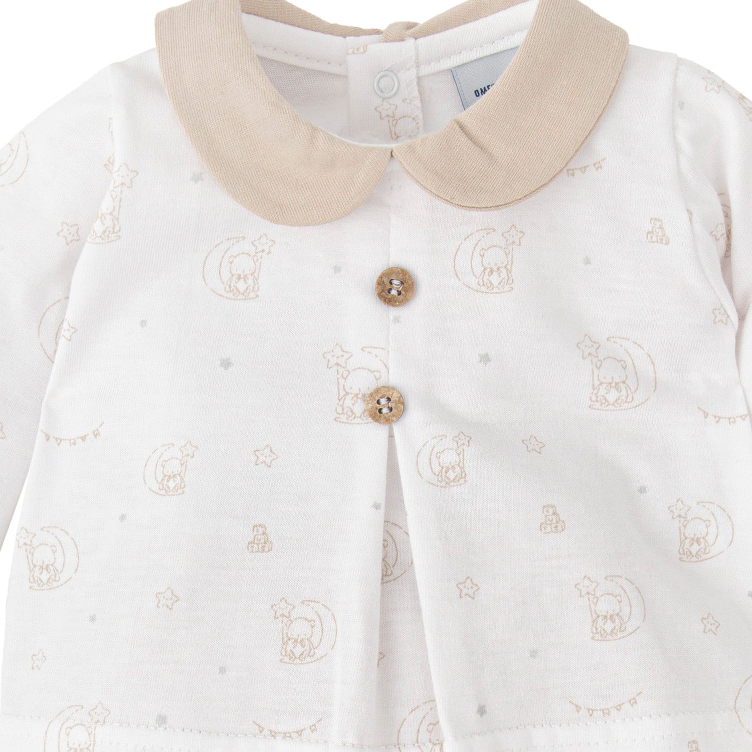 Beige Bear Print Set