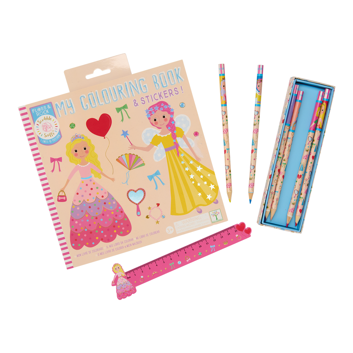 Scribble Sniffs Princess My Colouring Book