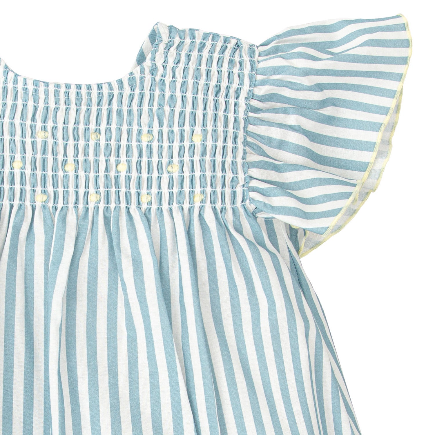 Girls Smocked Stripe Dress