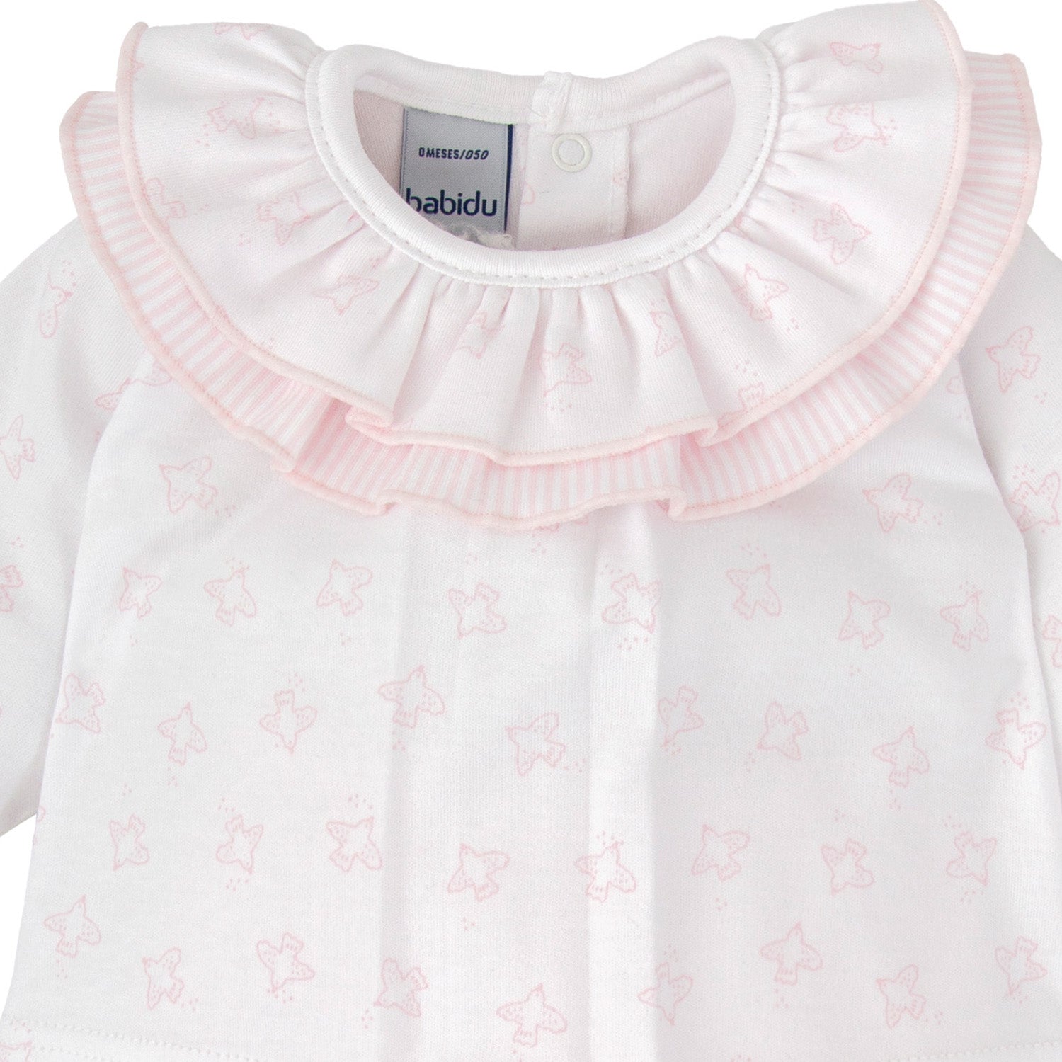Pale Pink Stripe Trim Trouser Set