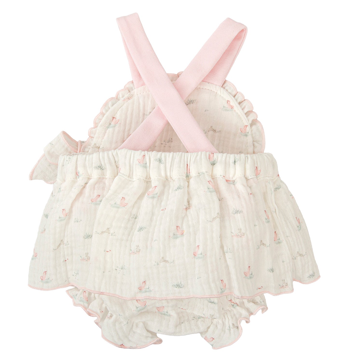White Crepe Chick Romper