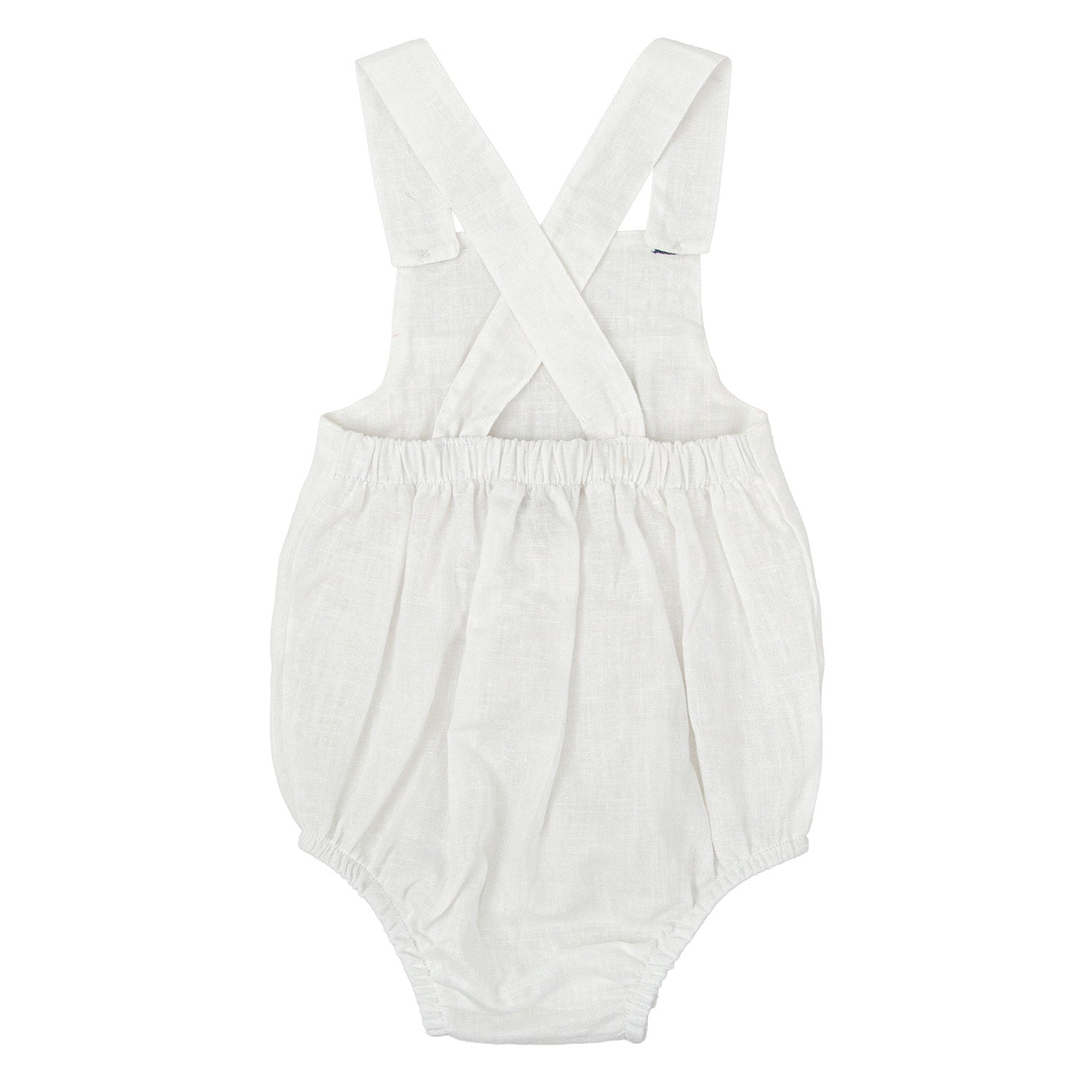 White Linen Romper