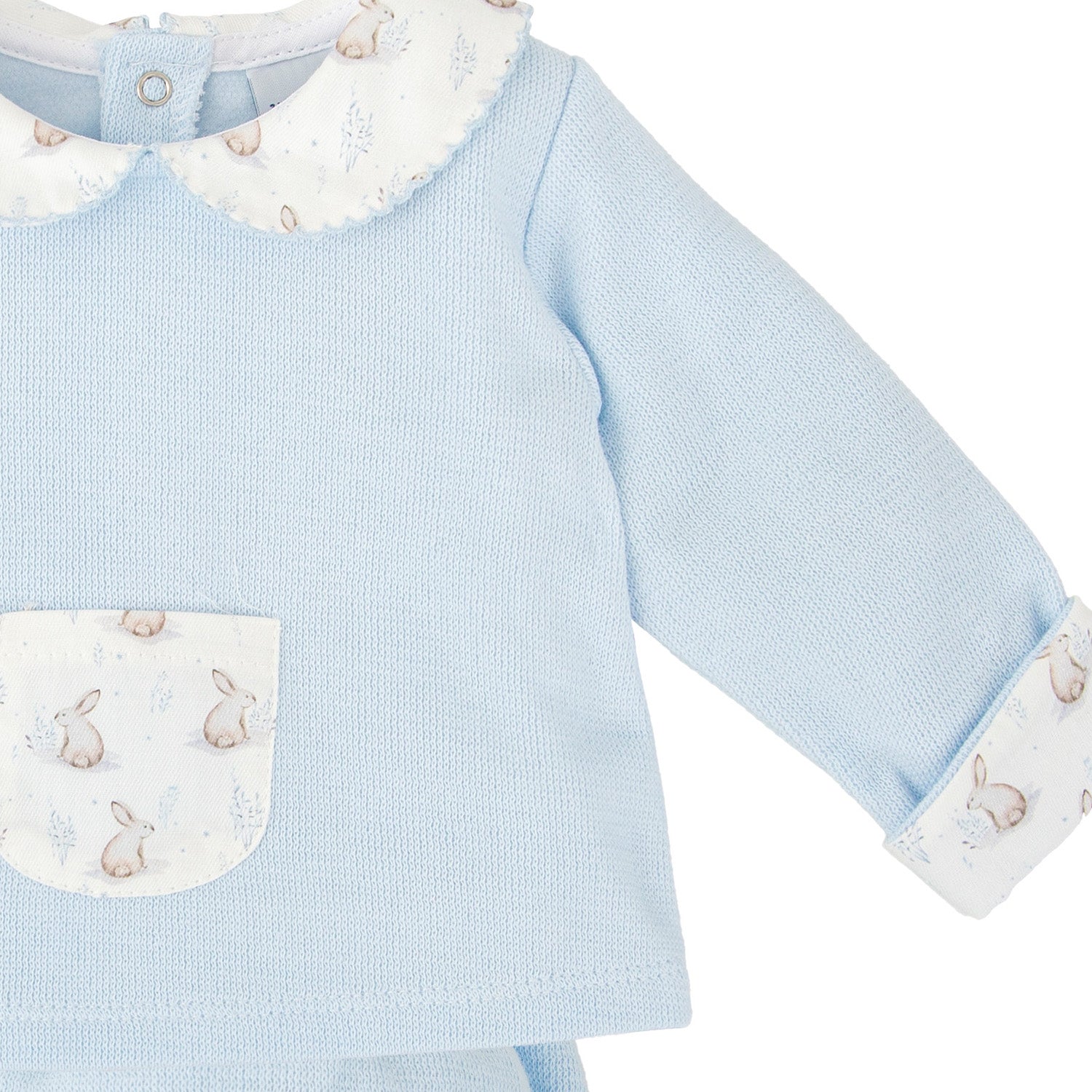 Blue Bunny Trim Jam Pant Set