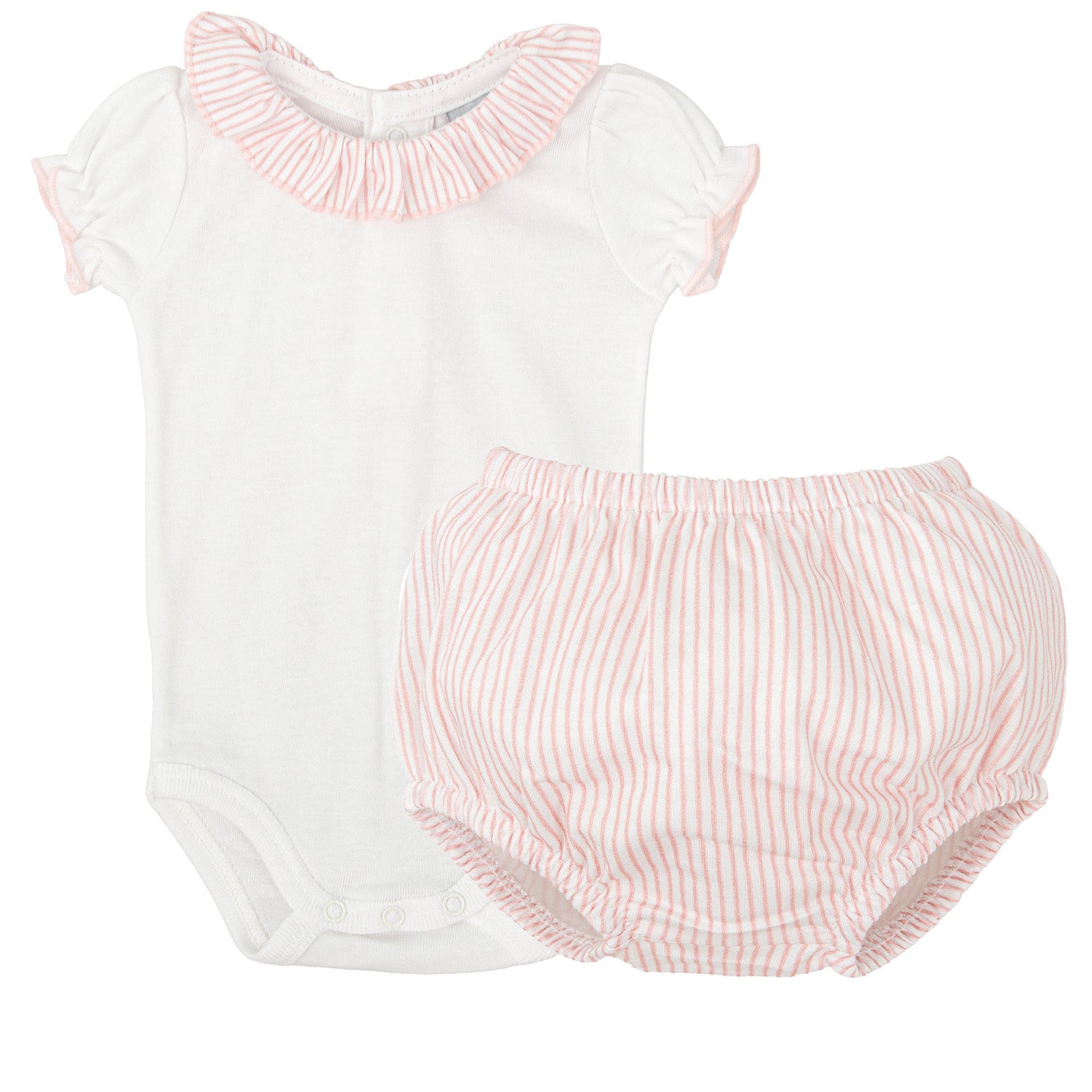 Pink Stripe Body & Bloomers