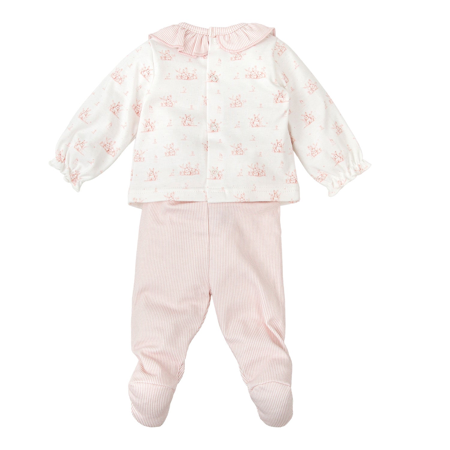 Pink Bunny Footed Outfit