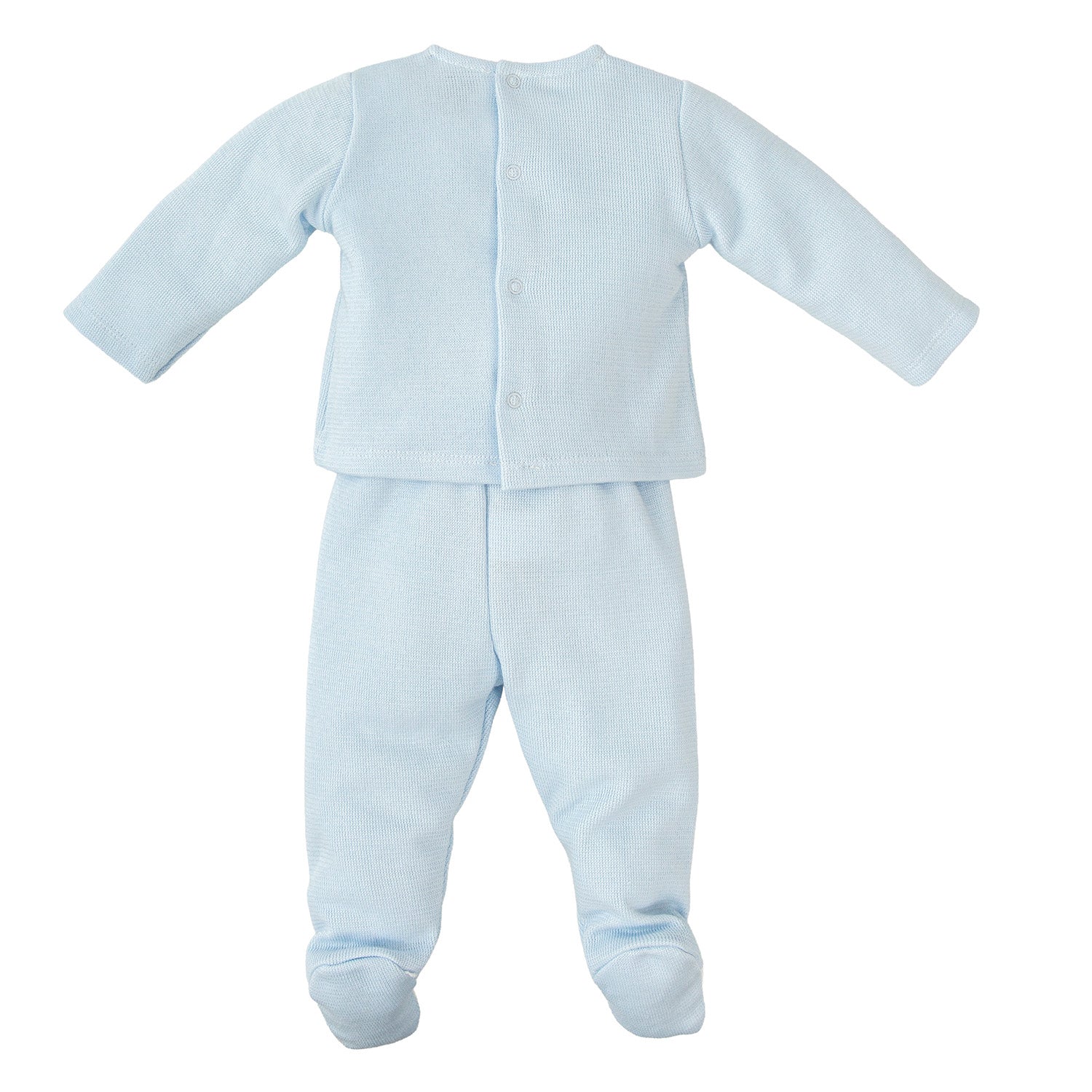 Blue Bunny Bib Print Set