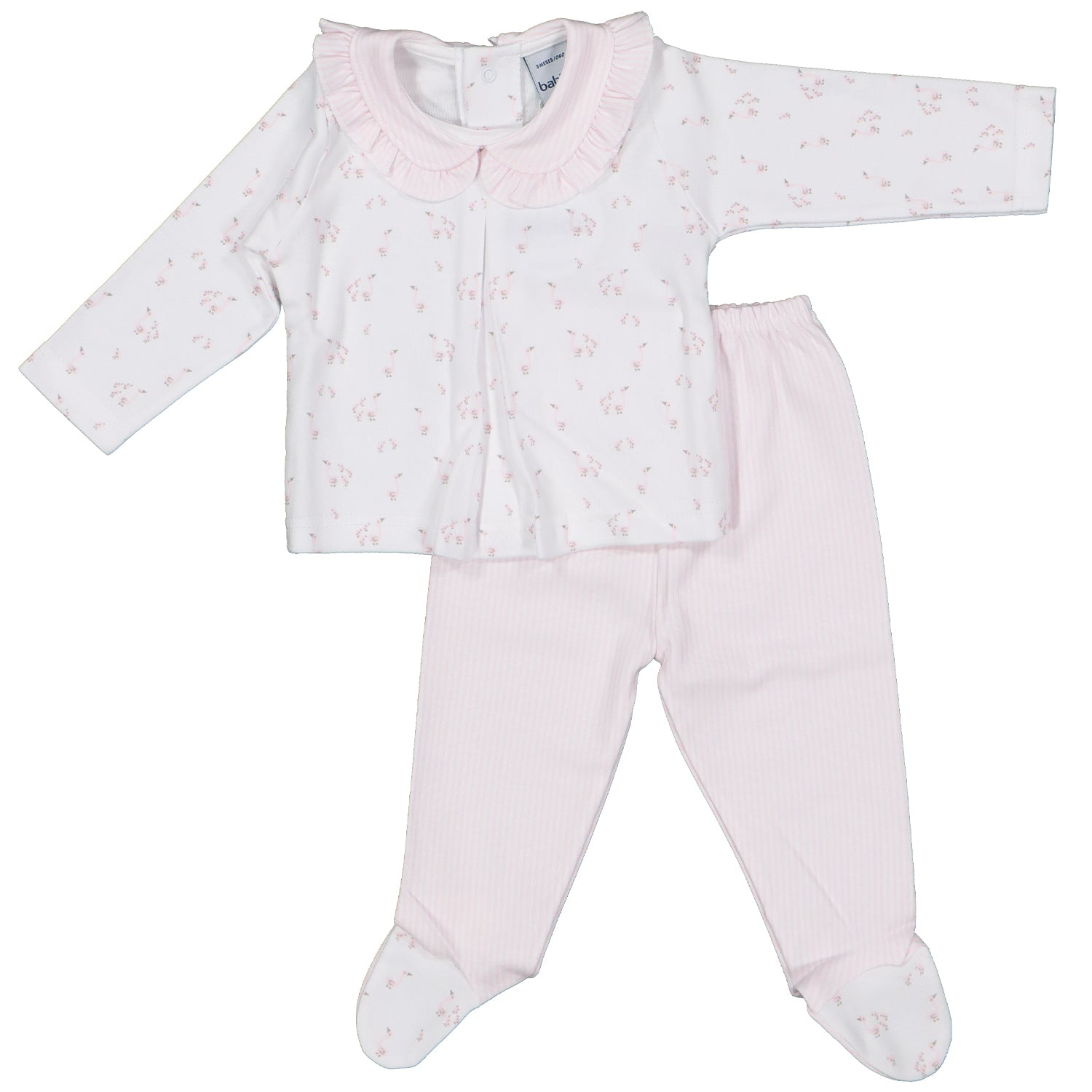 Pink Duck Trouser Set