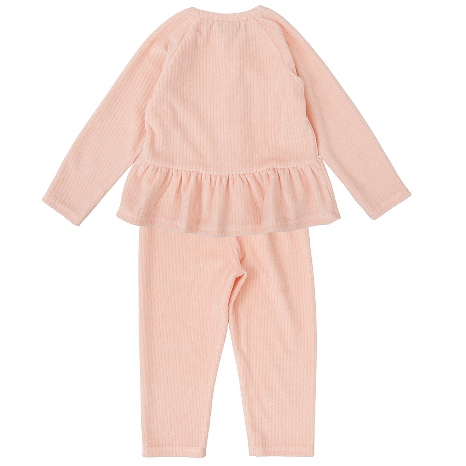 Dusty Pink Velour Lounge Suit