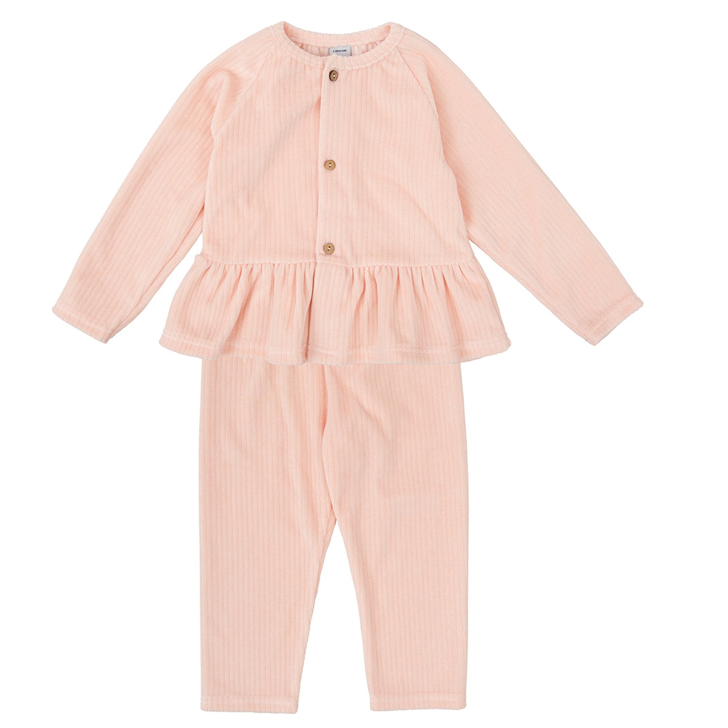 Dusty Pink Velour Lounge Suit