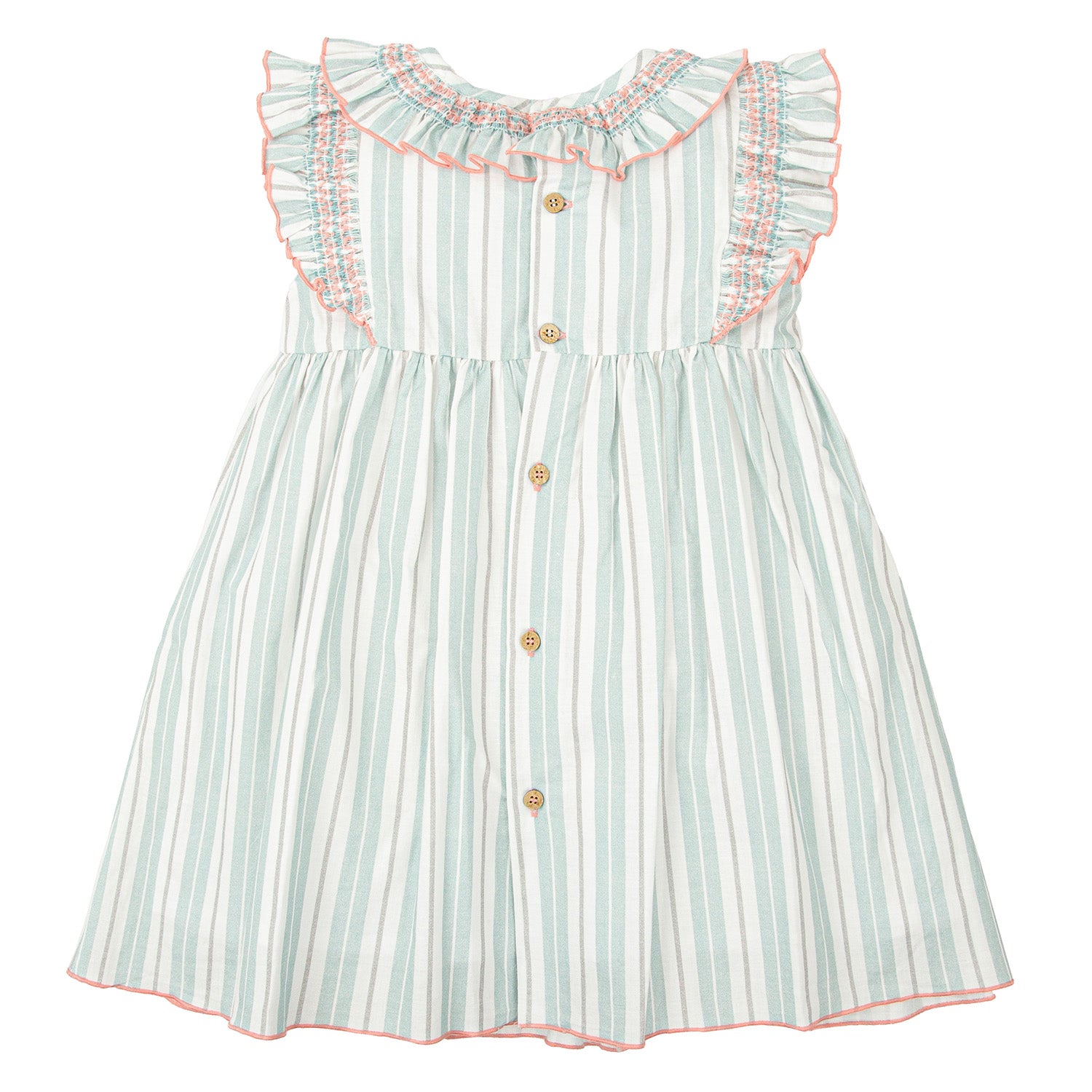 Sage Green Stripe Dress