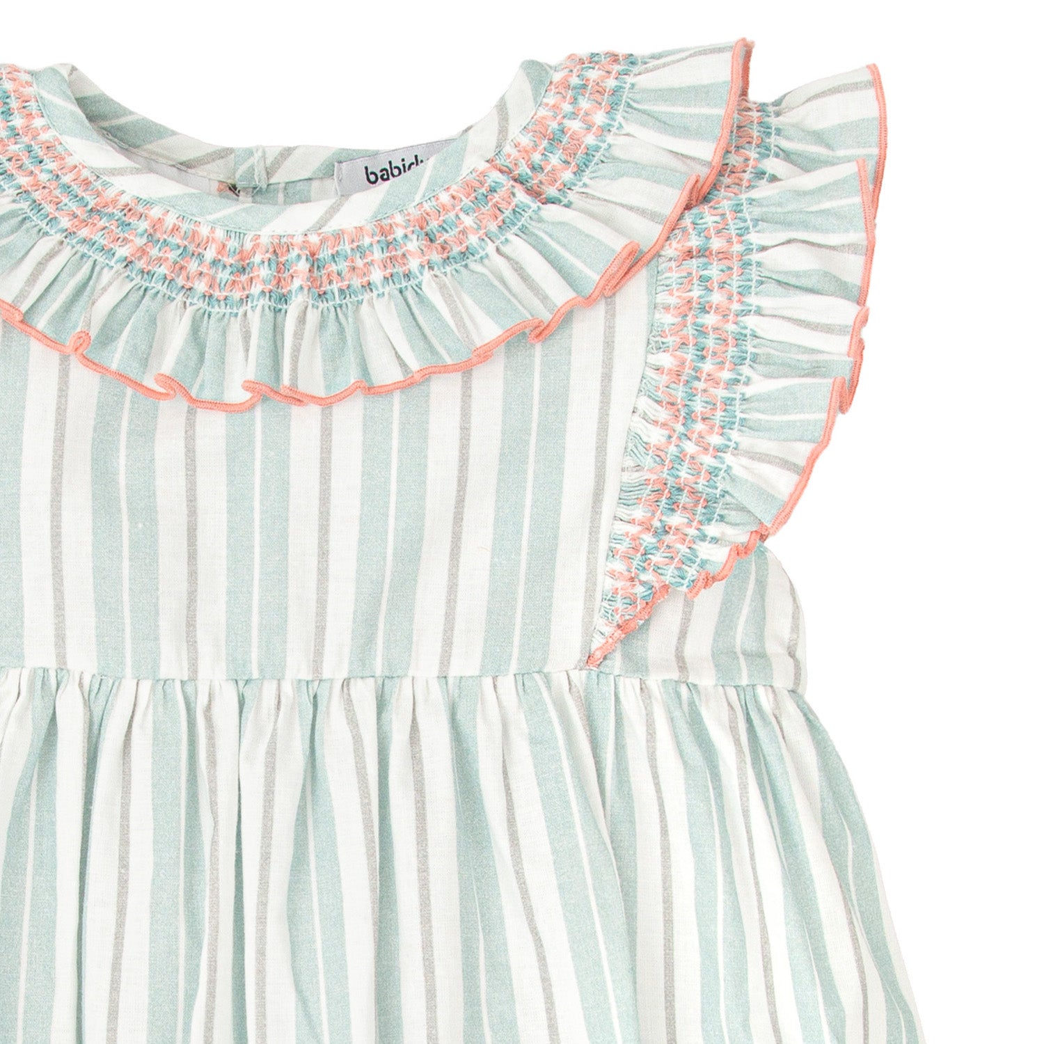 Sage Green Stripe Dress