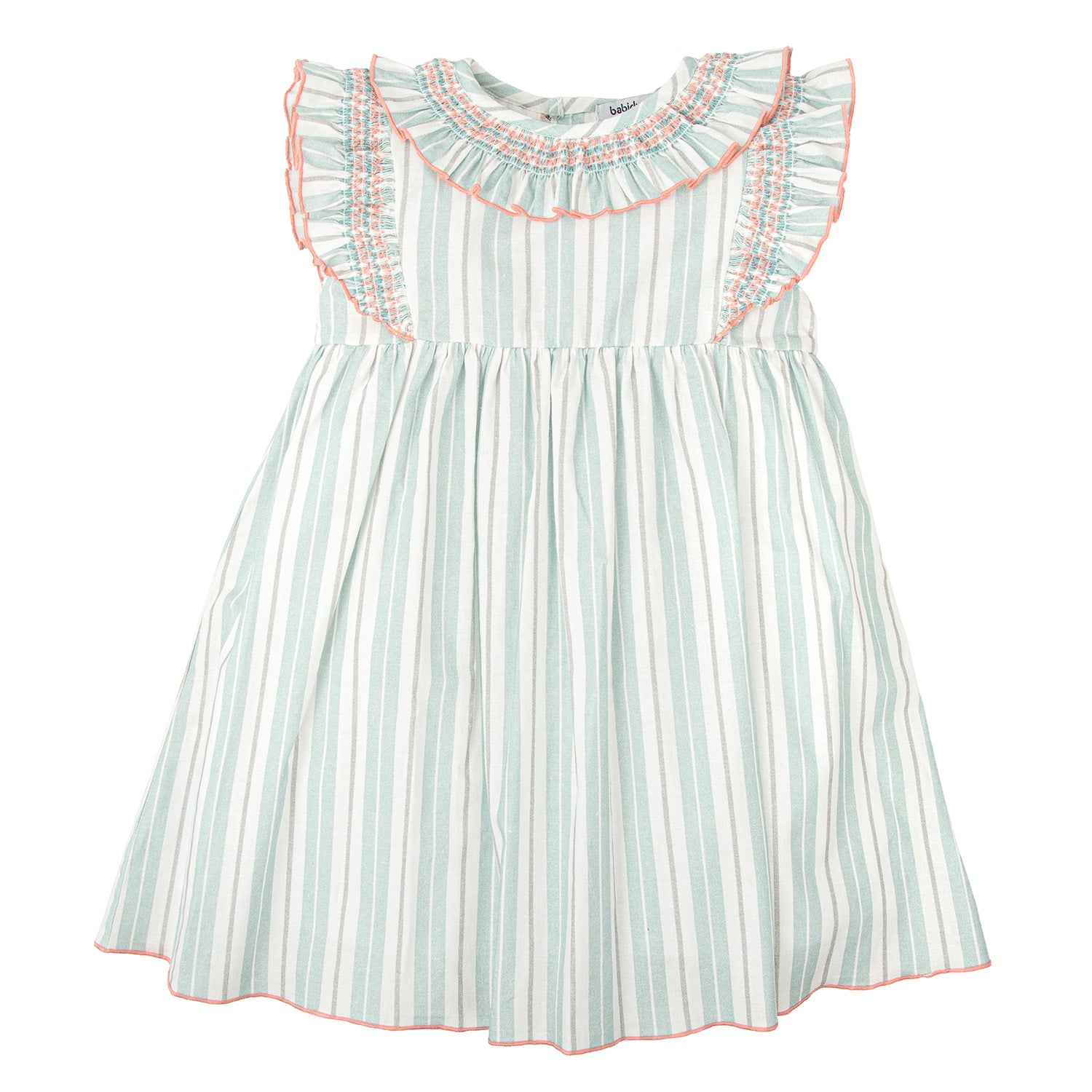 Sage Green Stripe Dress