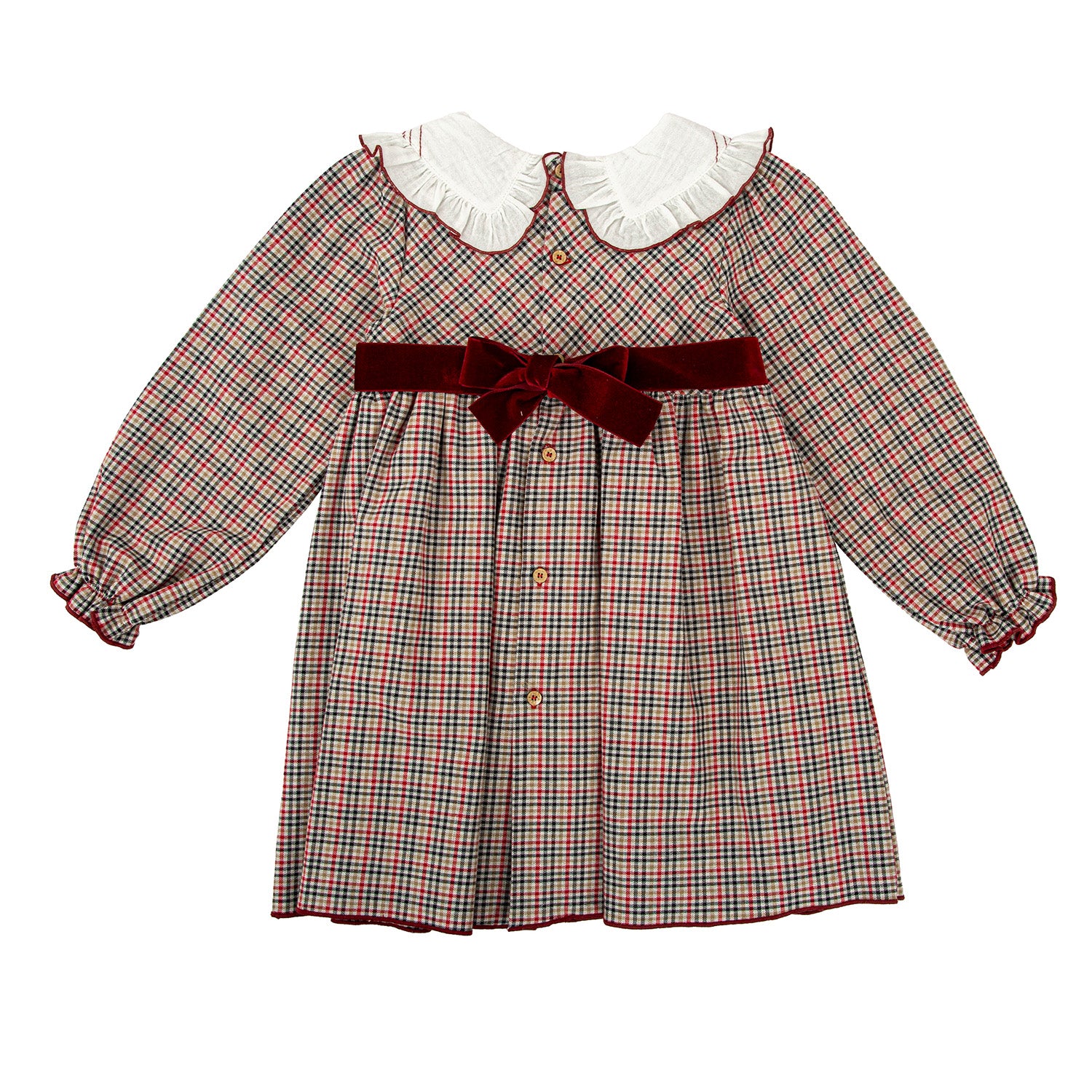 Red Check Dress