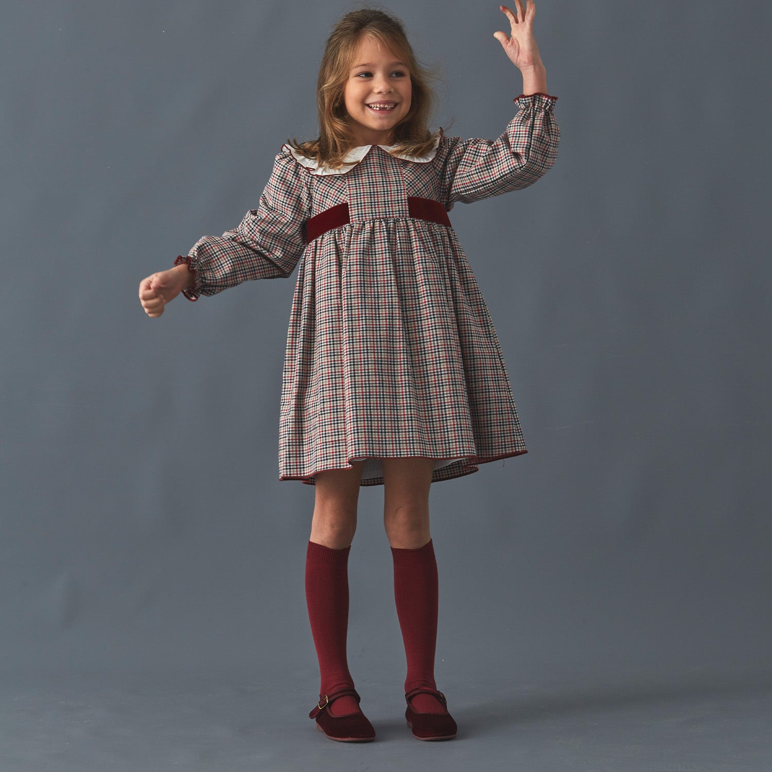 Red Check Dress