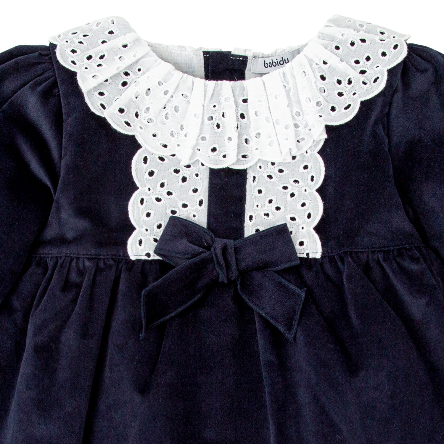 Navy Velvet Dress