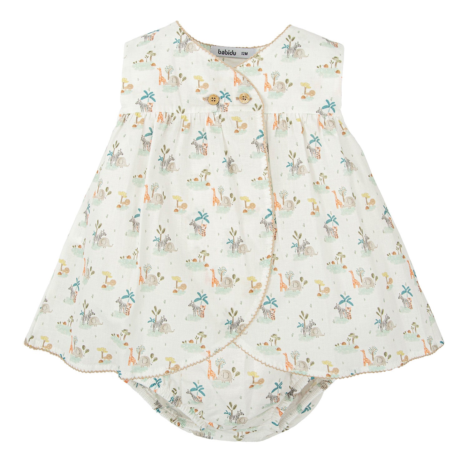 Zoo Animal Print Dress & Knickers