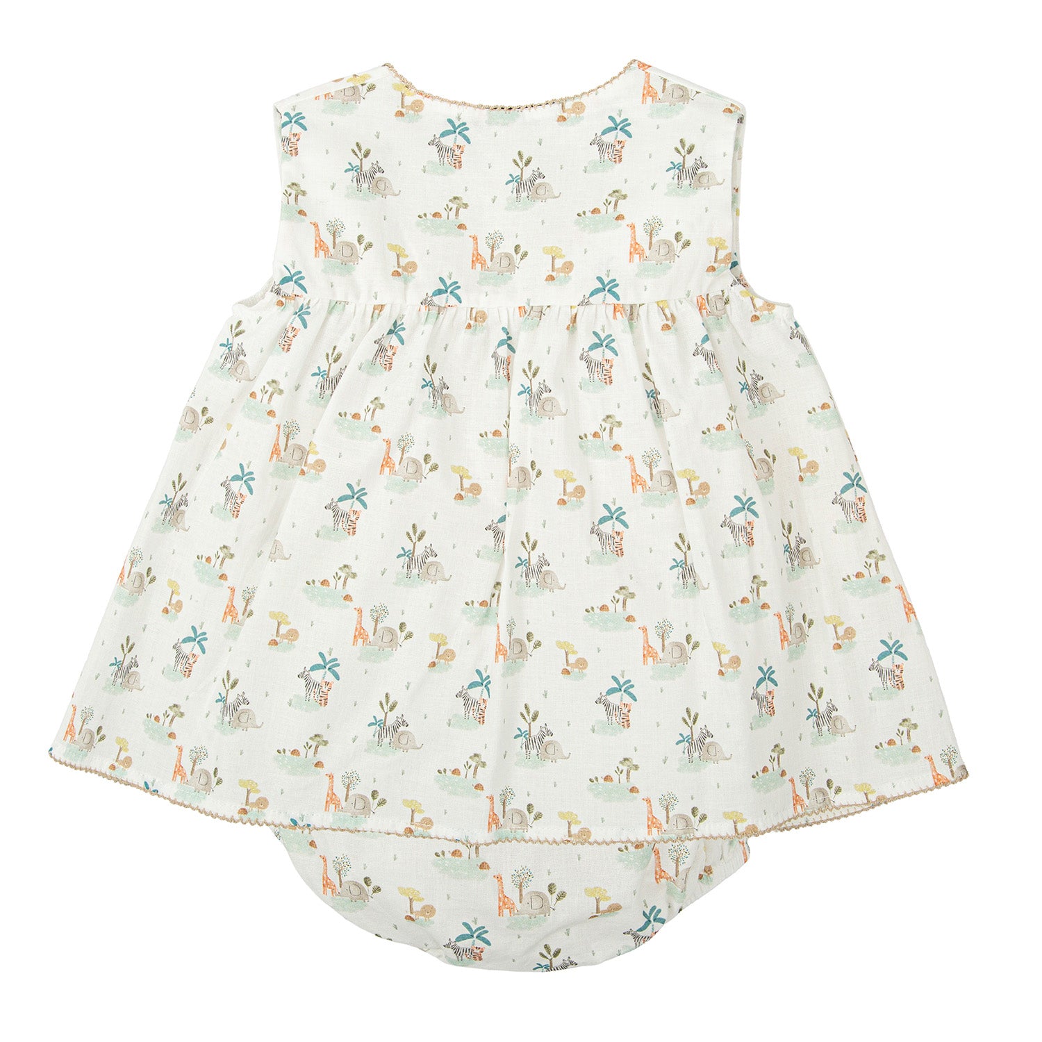 Zoo Animal Print Dress & Knickers