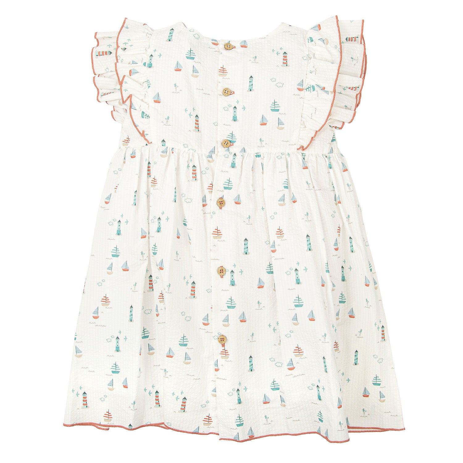 Nautical Print Dress