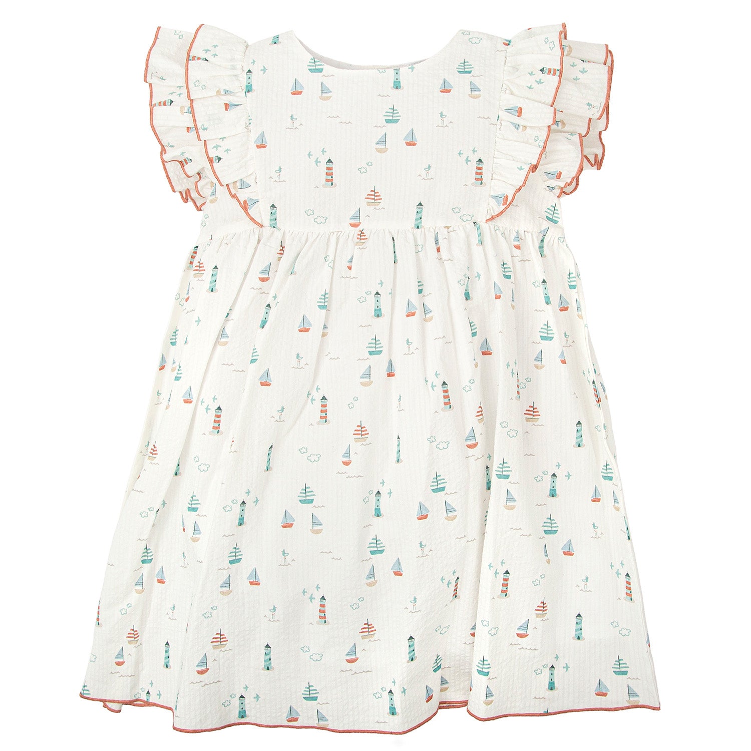 Nautical Print Dress