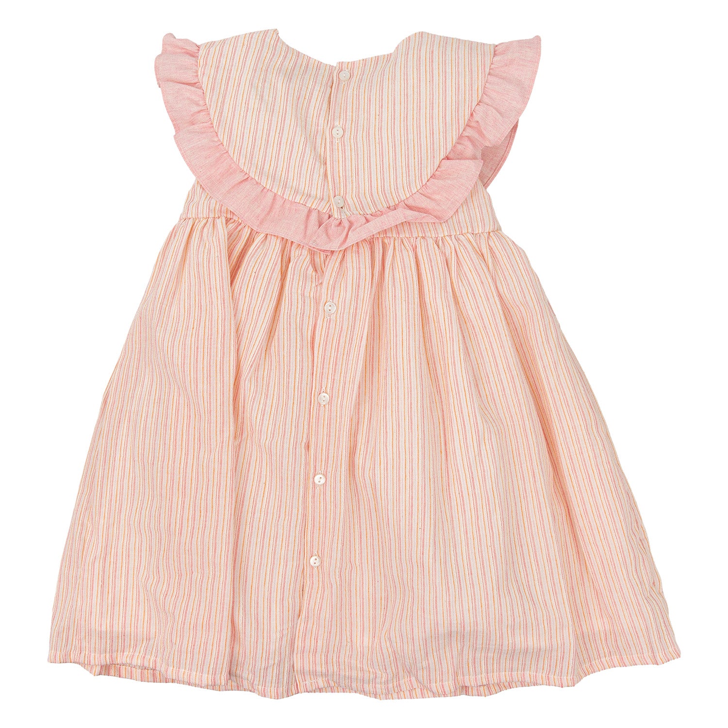 Pink & Orange Stripe Dress