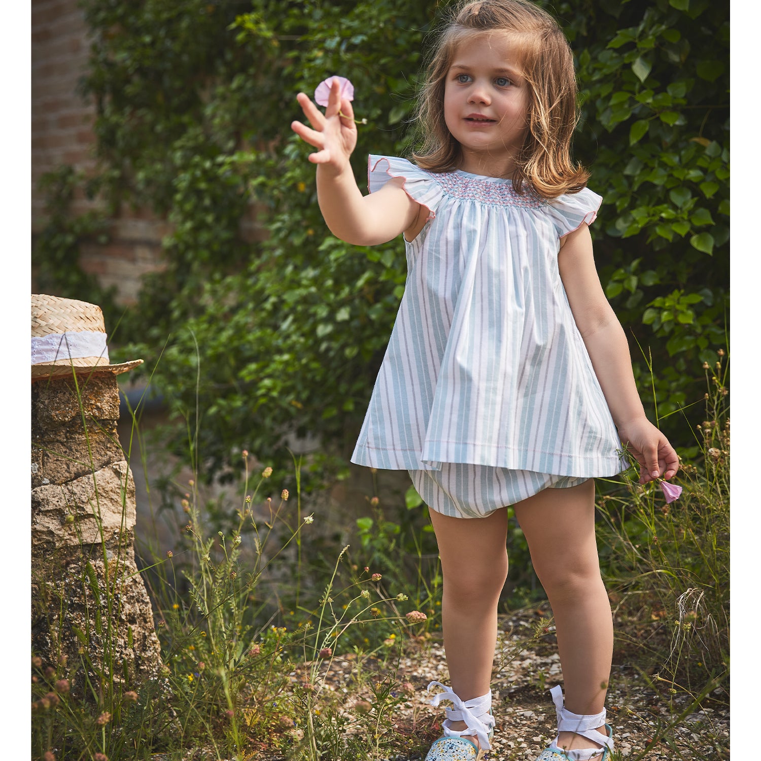Sage Green Dress & Bloomers