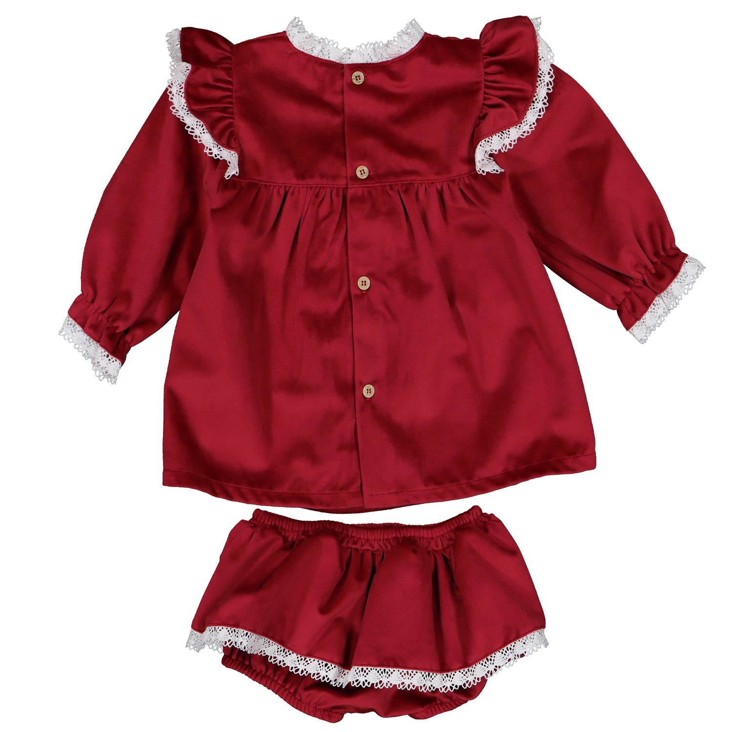 Red Velvet Bloomer Set