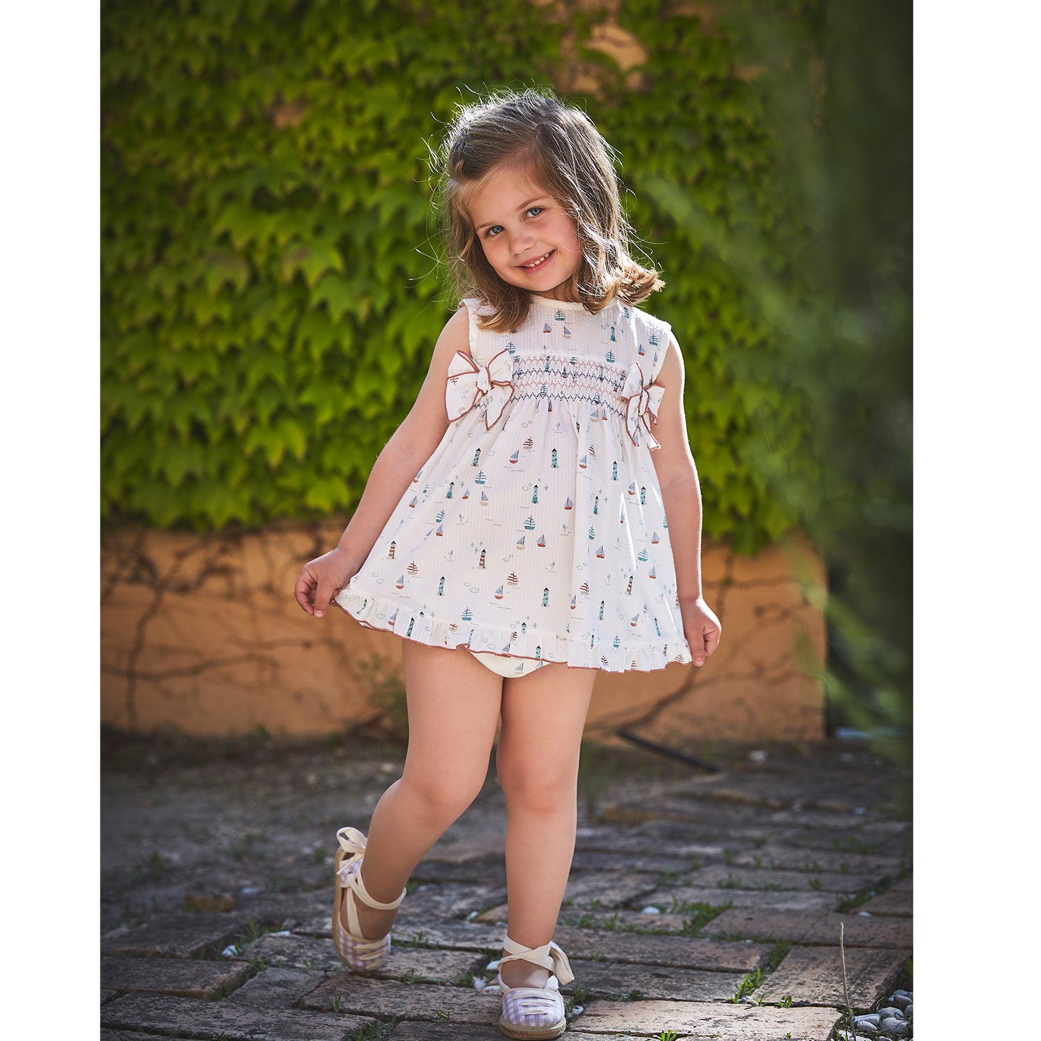 Nautical Dress & Bloomers