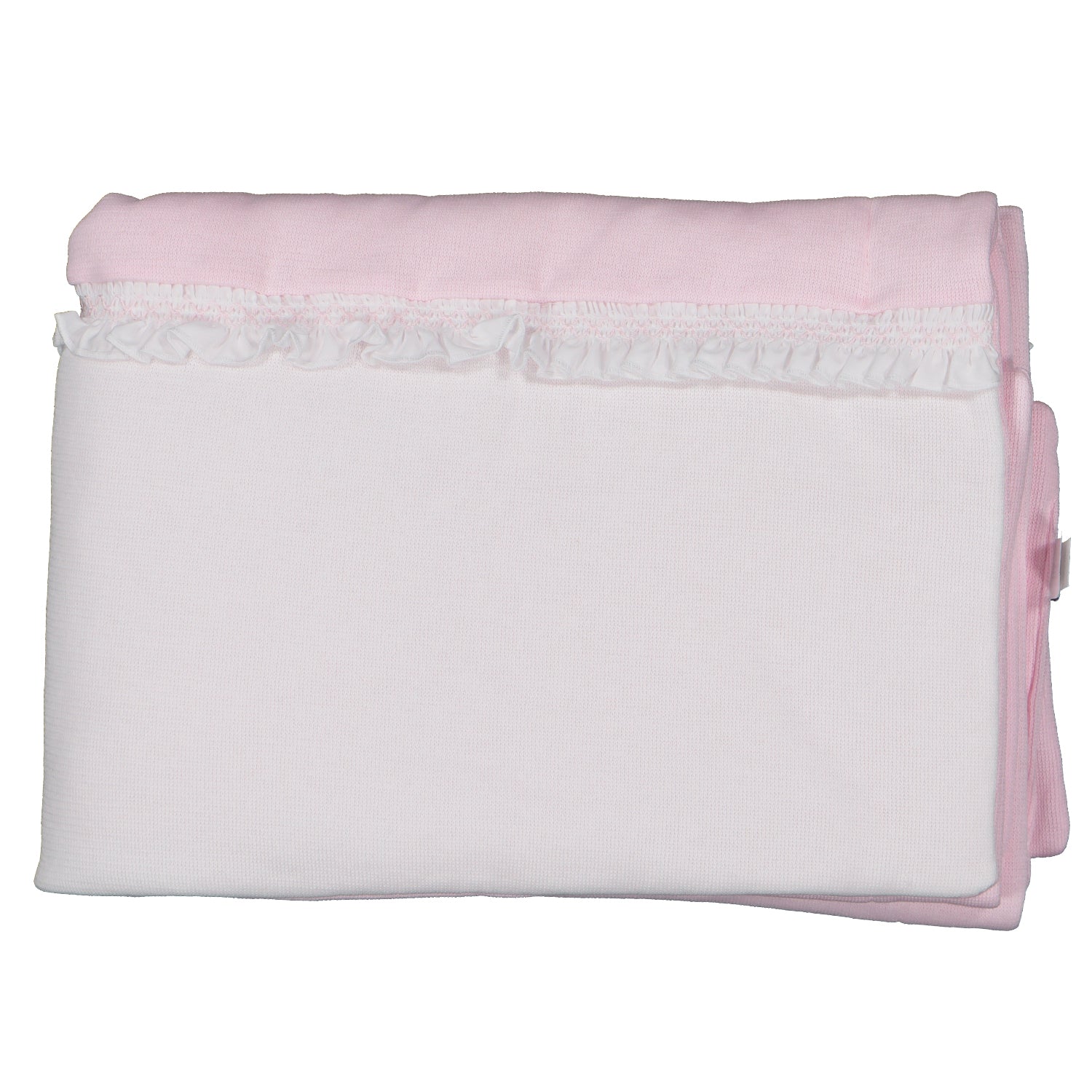 Pink Smoked Trim Blanket