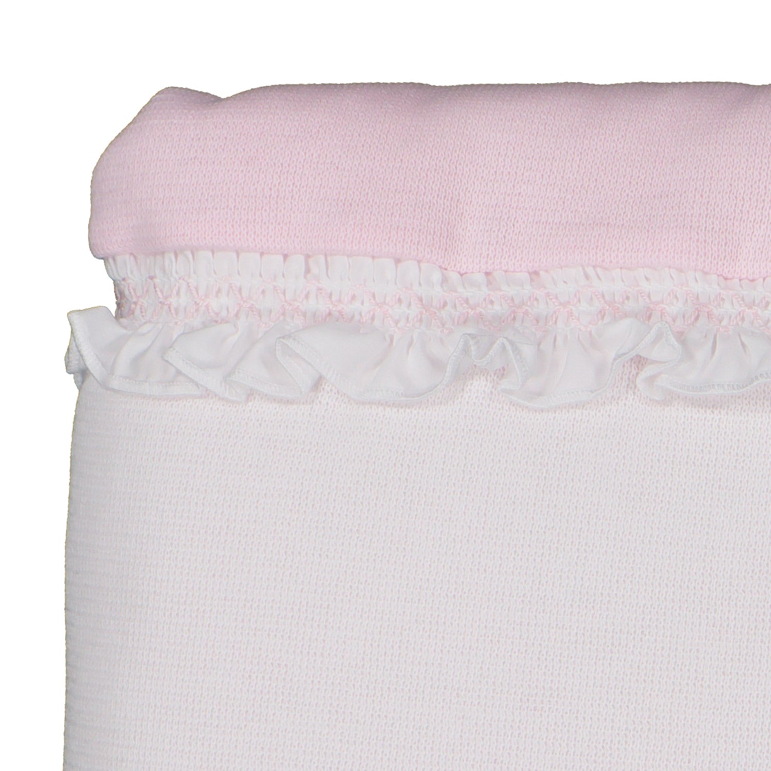 Pink Smoked Trim Blanket