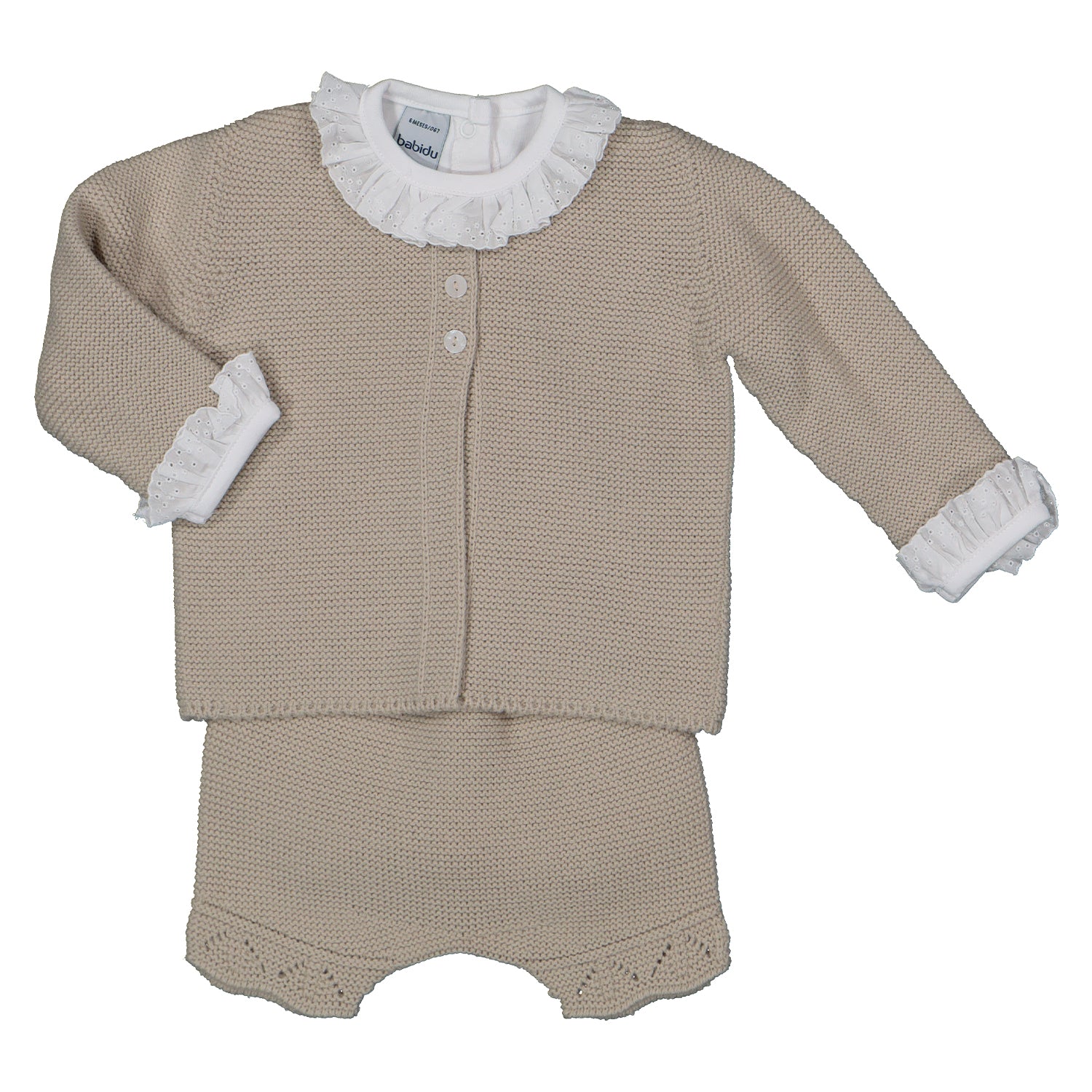 Girls Sand 3 Piece Knit Set