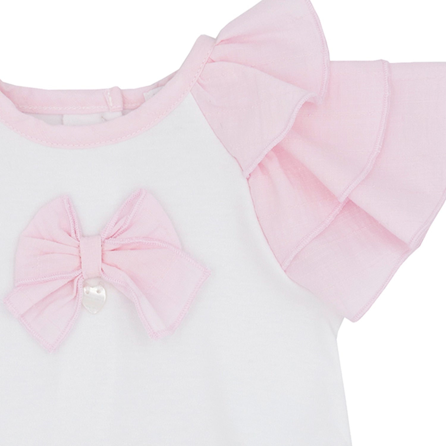 Pink Bow Bloomer Set